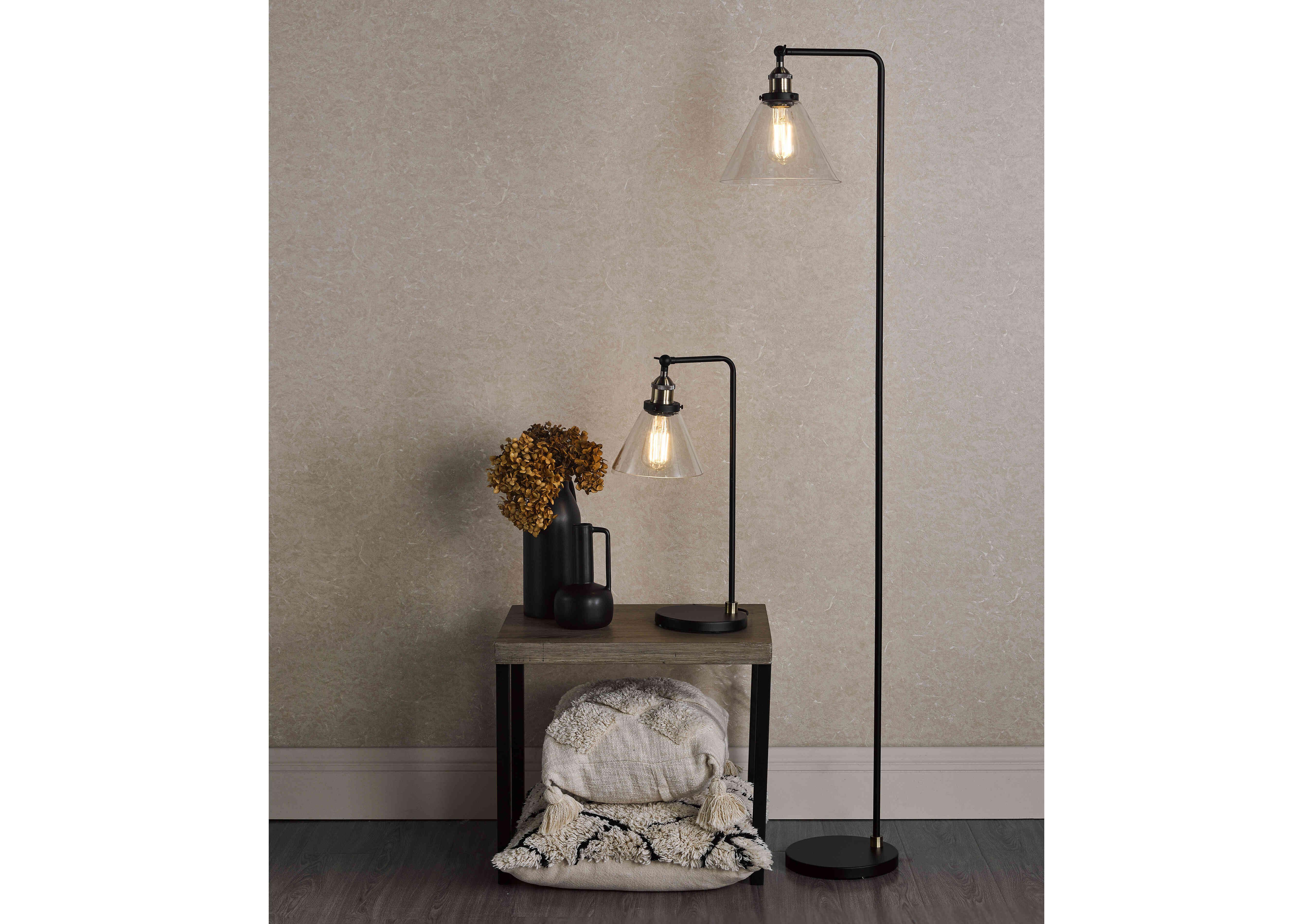Ray Floor Lamp in  on Furniture Village